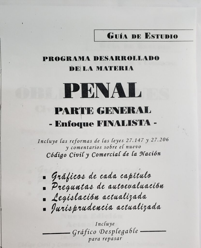 GUIA DE ESTUDIO PENAL PARTE GENERAL Litoral Cop